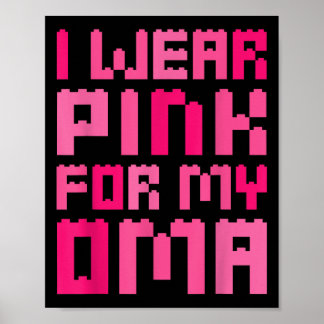 Poster Eu Visto Rosa Para O Meu Bloco Oma Construindo Boy