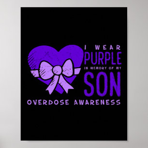 Poster Eu Visto Roxo Em Memória Do Meu Filho - Com Conhec