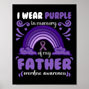 Poster Eu visto roxo em memória do meu pai