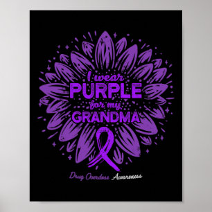 Poster Eu Visto Roxo Para A Avó Sobredosagem De Drogas De