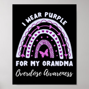 Poster Eu Visto Roxo Para A Minha Avó Sensibilizar Ra