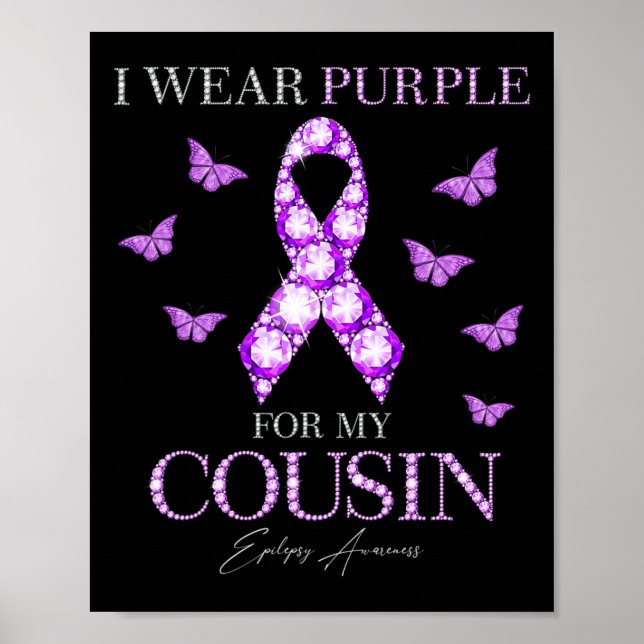 Poster Eu Visto Roxo Para A Minha Lua De Consciência Da E (Frente)
