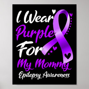 Poster Eu Visto Roxo Para A Minha Mamãe, Presente De Cons
