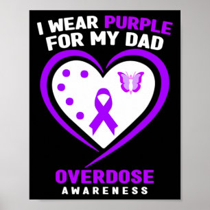 Poster Eu Visto Roxo Para Minha Consciência Da Sobredosag
