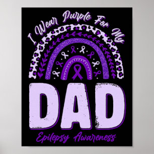 Poster Eu Visto Roxo Para Minha Consciência Epiléptica Pa