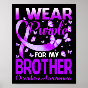 Poster Eu Visto Roxo Para Minha Consciência Irmão Sobre S
