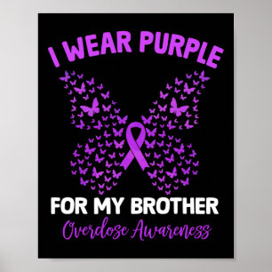 Poster Eu Visto Roxo Para Minha Consciência Irmão Sobre S
