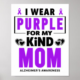 Poster Eu Visto Roxo Para Minha Mãe Heimerheimer Sensibil