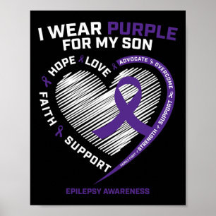 Poster Eu Visto Roxo Para O Meu Filho Dons De Consciência