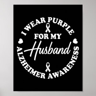 Poster Eu Visto Roxo Para O Meu Husbynd Heimerheimer Awar