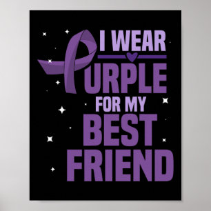 Poster Eu Visto Roxo Para O Meu Melhor Amigo Awarenes Epi