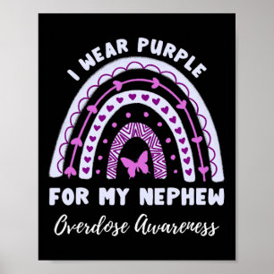 Poster Eu Visto Roxo Para O Meu Sobredosagem Sobredosagem