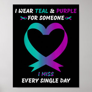 Poster Eu Visto Teto E Roxo Para Alguém Que Eu Sinto Falt