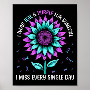 Poster Eu Visto Teto E Roxo Para Alguém Que Eu Sinto Falt