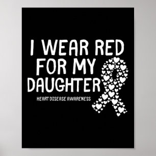 Poster Eu Visto Vermelho Para Minha Filha Chd Congenital