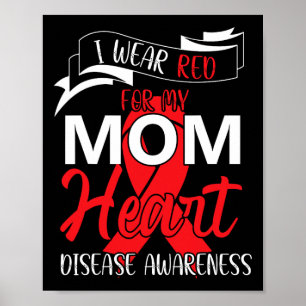 Poster Eu Visto Vermelho Para Minha Mãe Sensibilização Pa