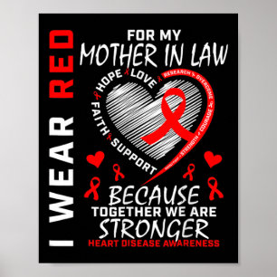 Poster Eu Visto Vermelho Pela Minha Mãe Em Direito Doença