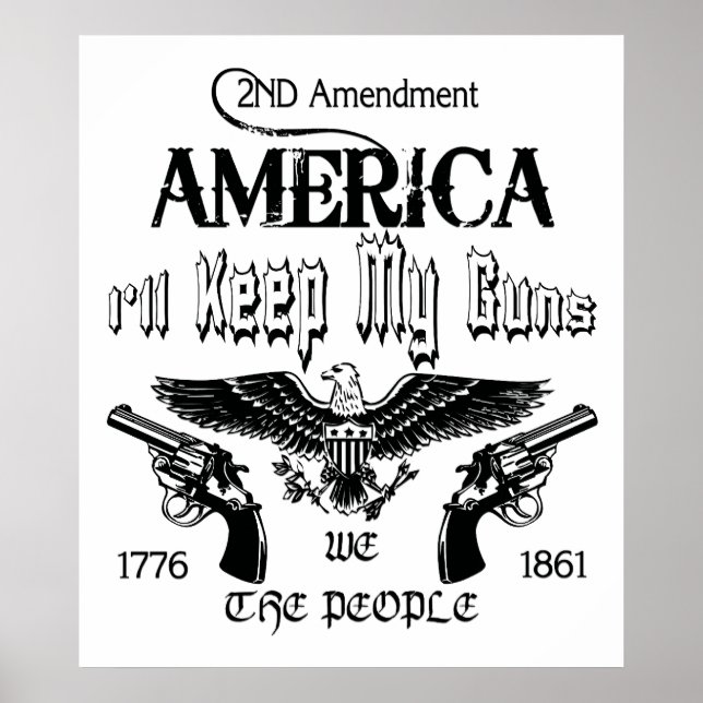 Póster Eu vou ficar com as minhas armas! (Frente)