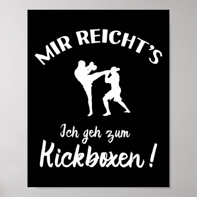 Poster Eu vou para Kickboxing - Kick-boxer Kickboxing (Frente)