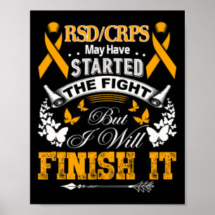 Poster Eu Vou Terminar Com A Consciência Do Rsd Crps