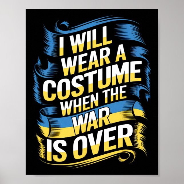 Poster Eu Vou Usar Uma Fantasia Quando a Guerra Acabar (Frente)