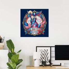 Poster EUA 250 anos 4 de julho 1776-2026