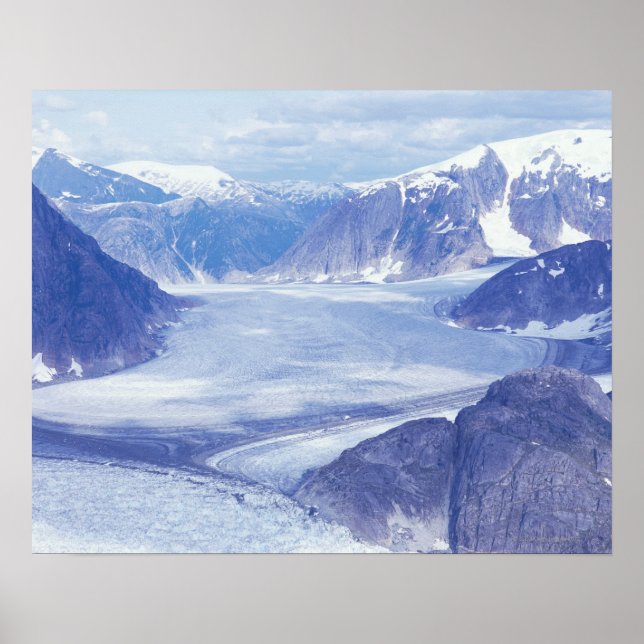Poster EUA, Alasca, Rua Wrangell Elias NP, Leconte (Frente)