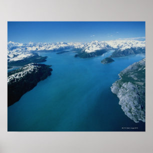 Poster EUA, Alaska, parque nacional de baía de geleira,