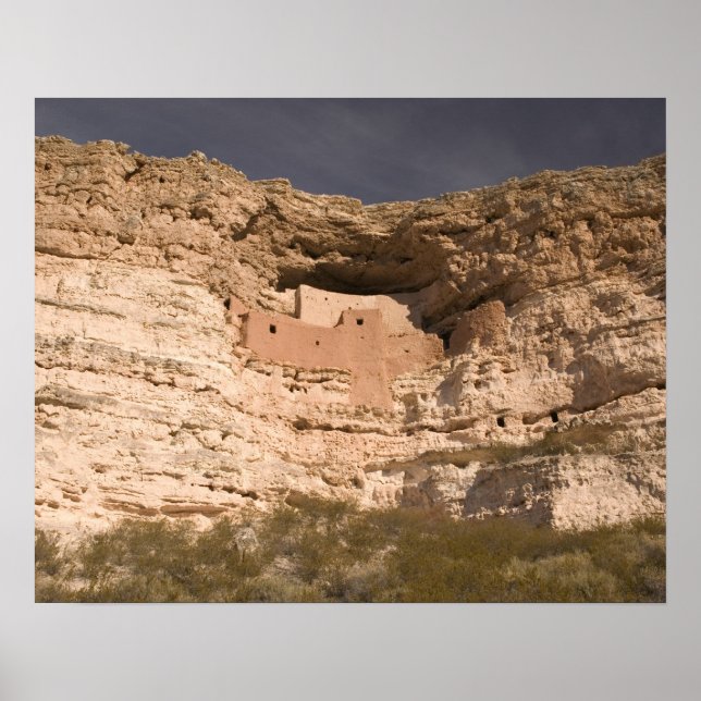 Poster EUA, Arizona, Camp Verde: Castelo de Montezuma (Frente)