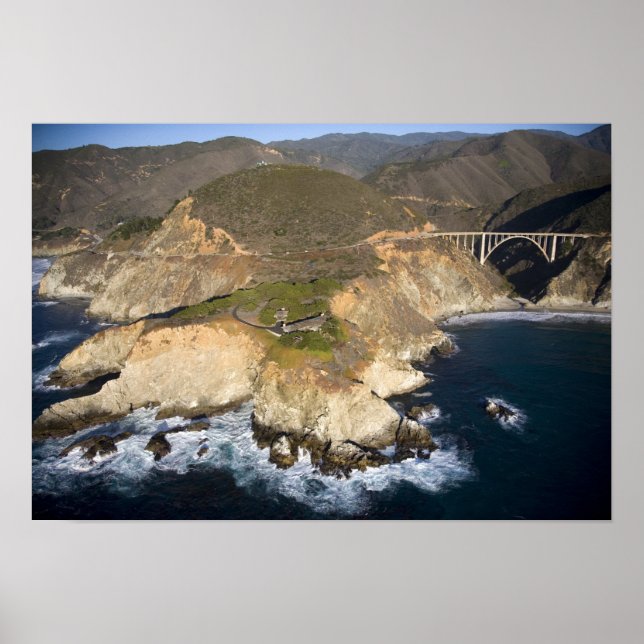 Póster EUA. Califórnia. Big Sur. Ponte Bixby (Frente)