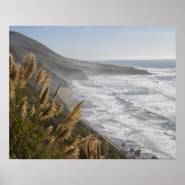 Póster EUA, Califórnia, Costa Mendocino (Frente)