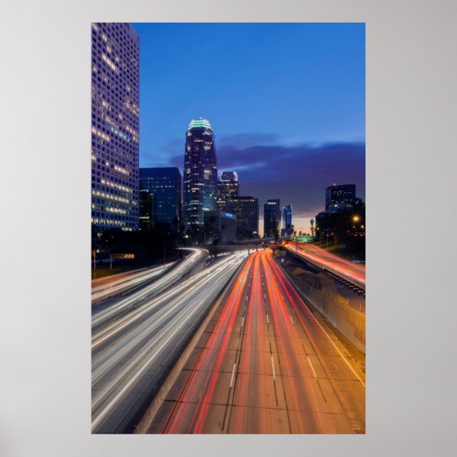 Póster EUA, Califórnia, Los Angeles, 110 Freeway (Frente)