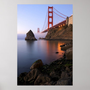 Póster EUA, Califórnia, São Francisco. Golden Gate 2