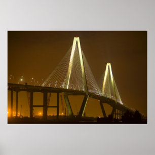 Póster EUA, Carolina do Sul, Charleston. Arthur