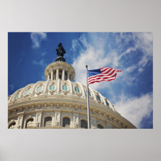 Poster EUA, Colômbia, Washington DC, Capitol Building