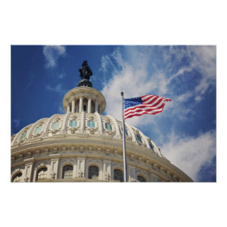 Póster EUA, Colômbia, Washington DC, Capitol Building