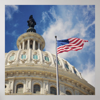 Póster EUA, Colômbia, Washington DC, Capitol Building