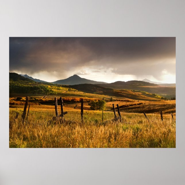 Póster EUA, Colorado, Montanhas San Juan (Frente)