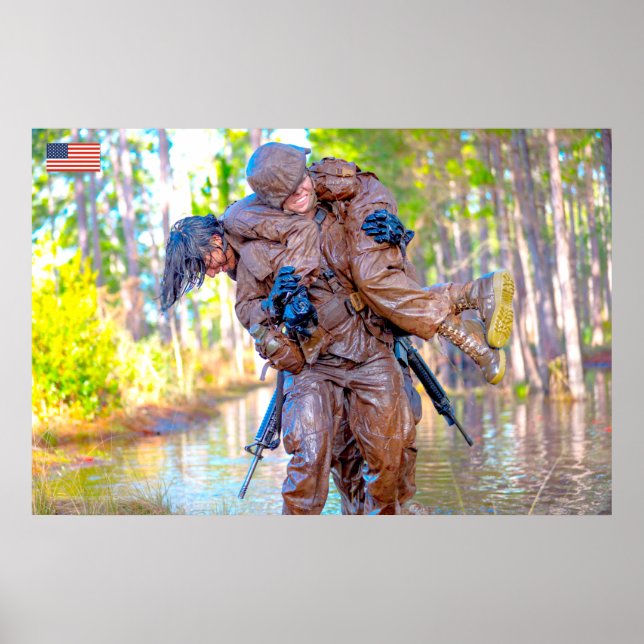 POSTER EUA COMBATEM MULHERES (Frente)