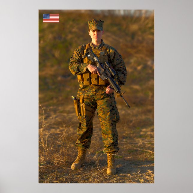 POSTER EUA COMBATEM MULHERES (Frente)