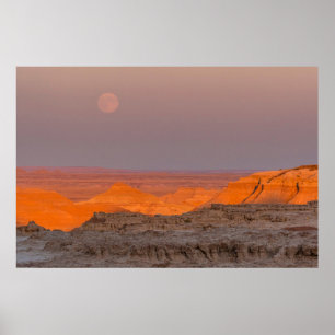 Poster EUA, Dakota do Sul, Parque Nacional Badlands