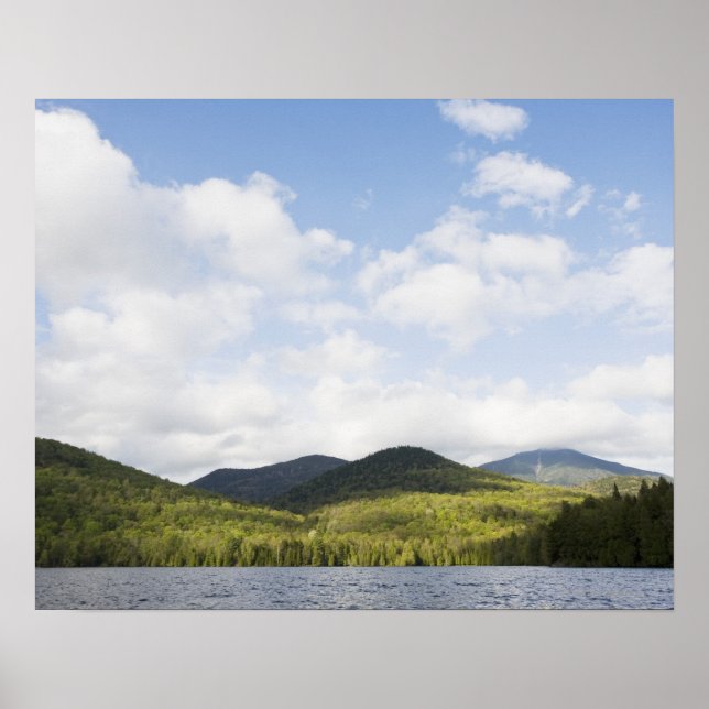 Póster EUA, Estado de Nova Iorque, Montanhas Adirondack,  (Frente)