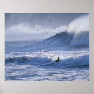 Póster EUA, Estado de Washington, La Push. Cayak