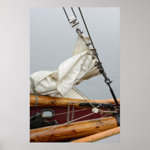 Póster EUA, Estado de Washington, Port Townsend. Barco à 