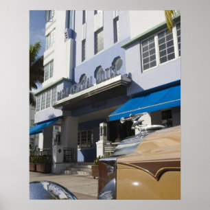Póster EUA, Florida, Miami Beach: South Beach, Art Deco