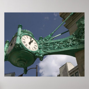 Póster EUA, Illinois, Chicago: O Loop: Estado do Norte