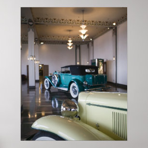 Poster EUA, Indiana, Auburn: Auburn, Cord, Duesenberg 8