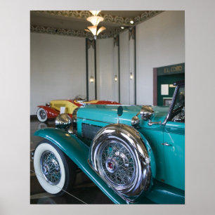 Póster EUA, Indiana, castanho-aloirado: