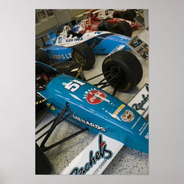 Poster EUA, Indiana, Indianápolis: Indianápolis Motor (Frente)