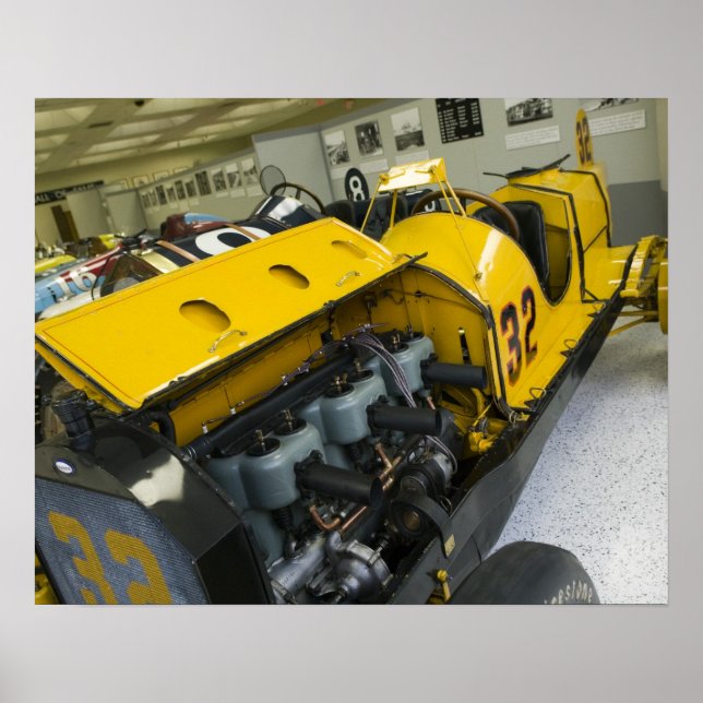 Poster EUA, Indiana, Indianapolis: Motor de Indianápolis (Frente)